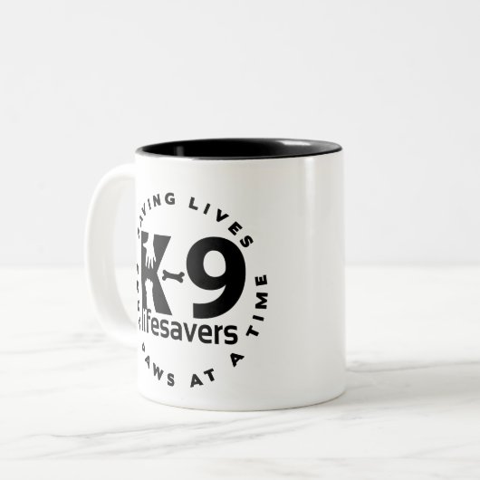 KoffieMok Tweekleurige Koffiemok (Voorkant links)