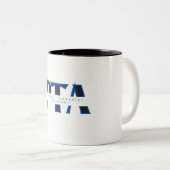 KoffieMok Tweekleurige Koffiemok (Voorkant rechts)