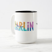 KoffieMok Tweekleurige Koffiemok (Voorkant links)