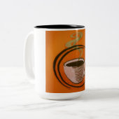 Koffiemok Tweekleurige Koffiemok (Voorkant links)