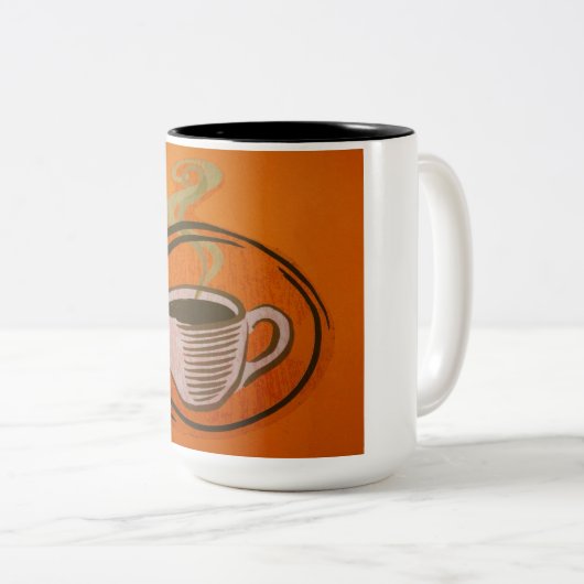 Koffiemok Tweekleurige Koffiemok (Voorkant rechts)