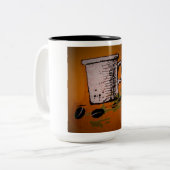 Koffiemok Tweekleurige Koffiemok (Voorkant links)