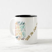 KoffieMok Tweekleurige Koffiemok (Voorkant links)