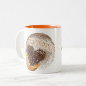 Koffiemok Tweekleurige Koffiemok (Voorkant links)