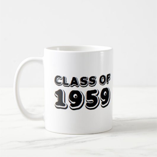 koffiemok van de klas van 1959 (Links)