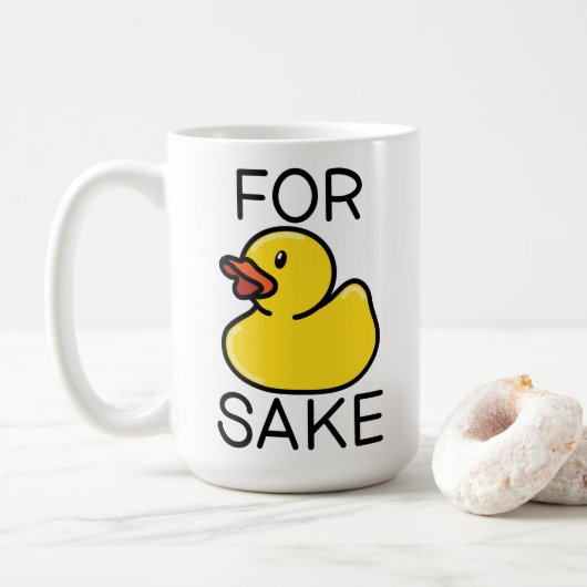 Koffiemok Voor Eend Sake (Met donut)