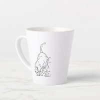 Koffiemok voor hondenliefhebbers, Beagle-illustrat