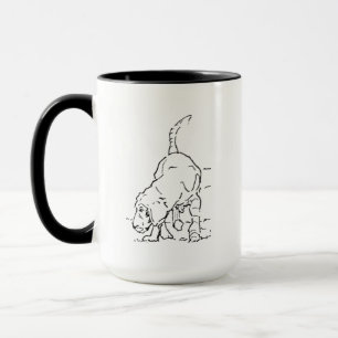 Koffiemok voor hondenliefhebbers, Beagle-illustrat Mok