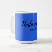 Koffiemok voor strandliefhebbers (Voorkant links)