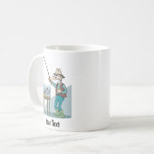 Koffiemok voor vissers (Voorkant links)