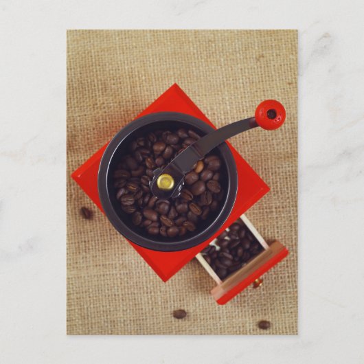 koffiemolen briefkaart (Voorkant)