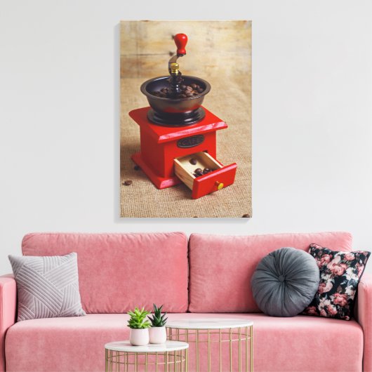  koffiemolen canvas afdruk (Insitu (Woonkamer))
