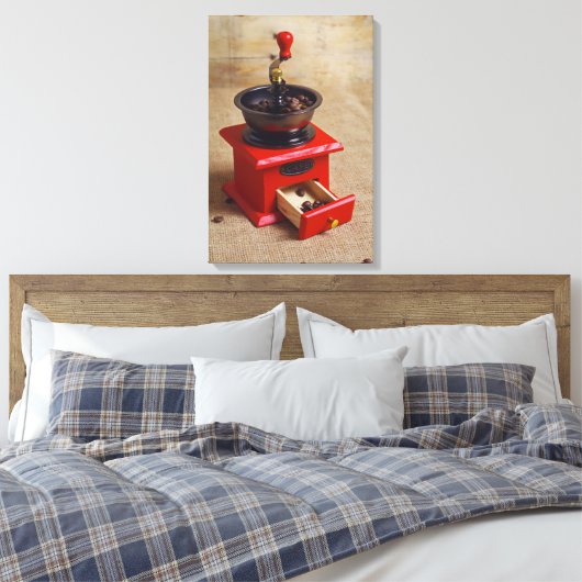  koffiemolen canvas afdruk (Insitu (Slaapkamer))