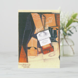 Koffiemolen door Juan Gris, Vintage Cubisme Kunst Kaart