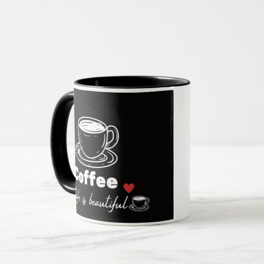 koffiemolen mok (Voorkant links)