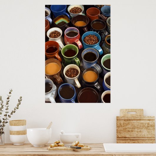 koffiemolen poster (Keuken)