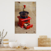 koffiemolen poster (Keuken)
