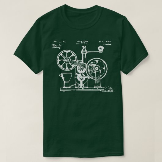  koffiemolen t-shirt (Design voorkant)