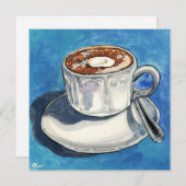 Koffiemoment #01 feestdagenkaart (Voorkant / Achterkant)