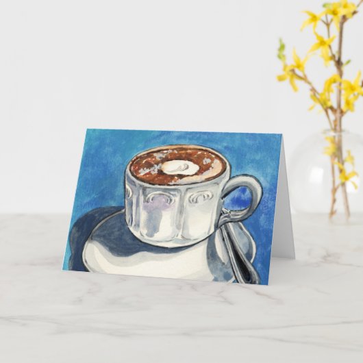 Koffiemoment #01 kaart (Gele Bloem)