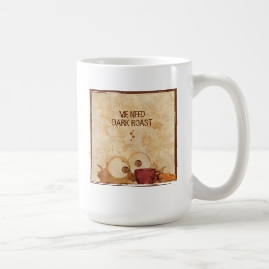 Koffiemonster - dubbele Mok koffie (Rechts)