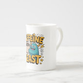 Koffiemonster Porselein Kop (Voorkant rechts)