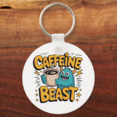 Koffiemonster Sleutelhanger (Voorkant)