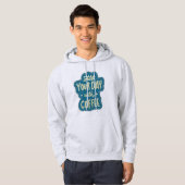 koffiemotivatie hoodie (Voorkant volledig)