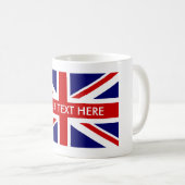 Koffiemuggen met de vlag van de Britse vlag Koffiemok (Voorkant rechts)