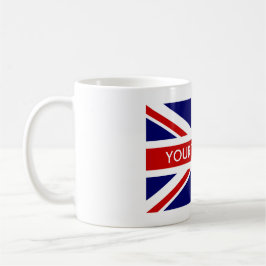 Koffiemuggen met de vlag van de Britse vlag Koffiemok