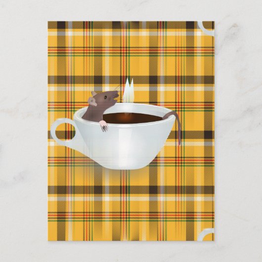 koffiemuis briefkaart (Voorkant)