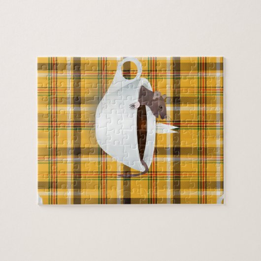 koffiemuis legpuzzel (Horizontaal)