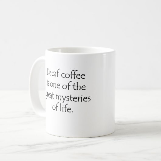 koffiemysterie mok (Voorkant links)