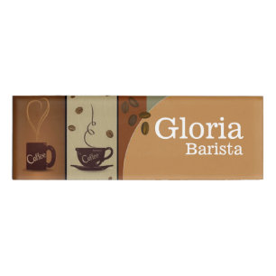 Koffienaamtag Naambadge