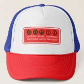 Koffieniveau: kritisch trucker pet (Voorkant)