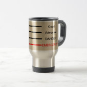 Koffieniveau, vaak controleren reisbeker (Voorkant rechts)