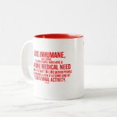 Koffienoodhulp mok (Voorkant links)