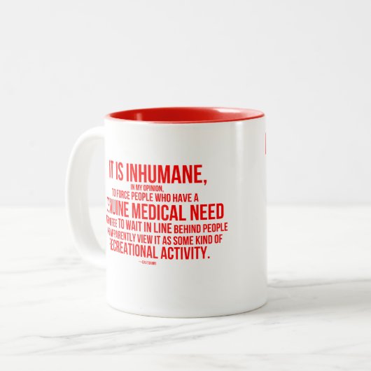 Koffienoodhulp mok (Voorkant links)