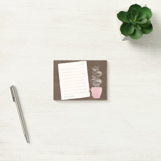 Koffienotities na de introductie post-it® notes (Kantoor)