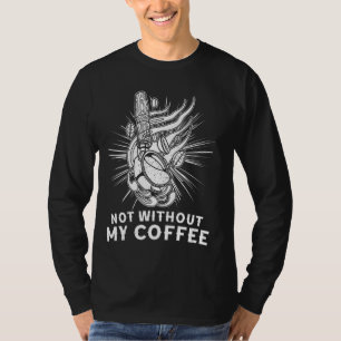 Koffieochtend barista drink espresso biscuit b t-shirt
