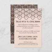 Koffieochtend fondsenwerving event uitnodiging (Voorkant / Achterkant)