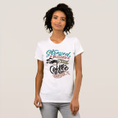 Koffieofferte T-shirt met ingedrukte zegeltjes (Voorkant volledig)