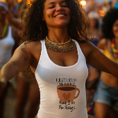 Koffieofferte witte Tanktop