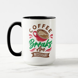Koffieonderbrekingen zijn noodzakelijk mok