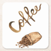 Koffieontwerp-Onderzetters Kartonnen Onderzetters (Voorkant)