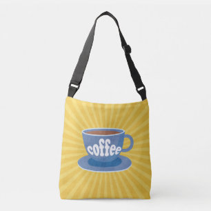Koffieontwerp Retro Crossbody Tas