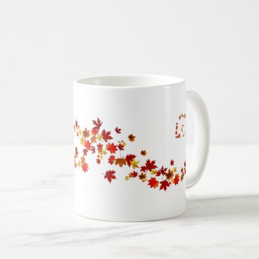 Koffieontwerp voor Mok 2 - Collectie Herfst (Voorkant rechts)