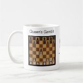 Koffieopeningskoffie Mok - The Queen's Gambit (Links)