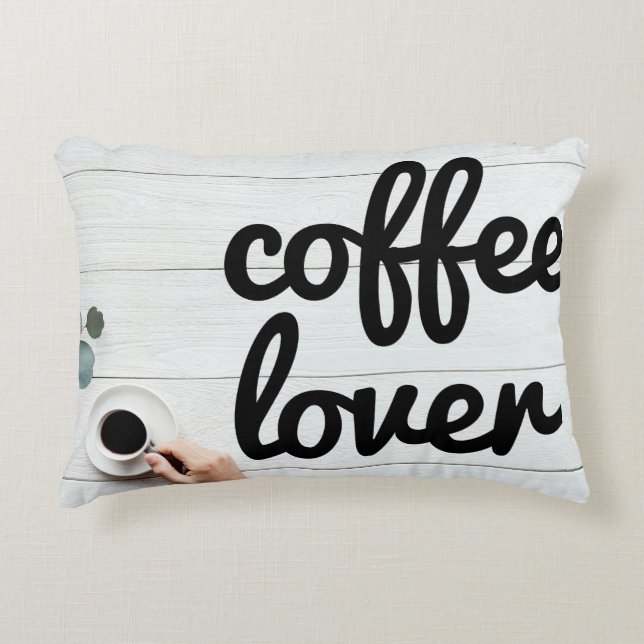 Koffieover Accent Pillow Kussen (Voorkant)