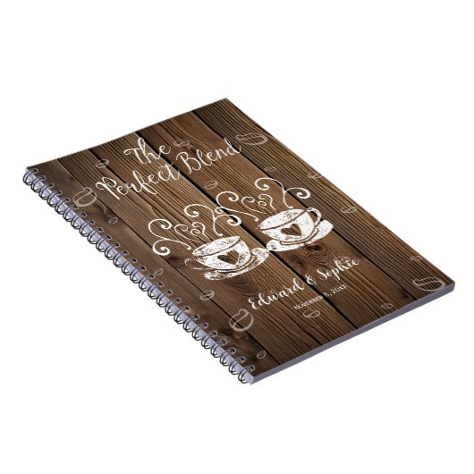 koffieover bruiloft planner boek bridde planning notitieboek (Rechterzijde)